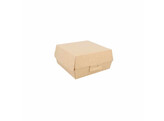 Coquille pour burger en cardboard kraft 17 6 16 8 7 8cm 300 pieces