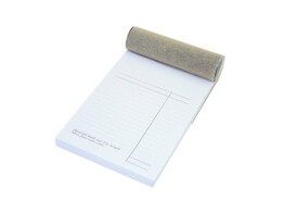 Carnet de note non numerote avec carbon 10 pieces