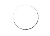 Schotelpapier rond 15cm wit 1000 stuks