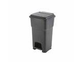 Poubelle a pedale hera noir 60 ltr