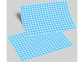 Placemat 41 5 29 3cm ruitjes blauw 500 stuks