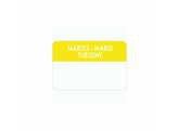 Adhesive etiquette  Mardi  5 7 5cm 500 pieces