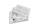 Placemat 41 5 29 3cm kindertekening mix 10 10 stuks