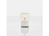 Lampe de table Demoiselle small cylinder opal blanc