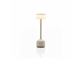 Lampe de table Demoiselle tall cylinder opal sable