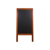 Stoepbord deluxe sandwich 70 135cm mahogany