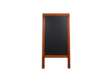 Stoepbord deluxe sandwich 70 135cm mahogany