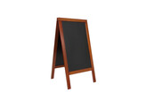 Stoepbord deluxe sandwich 70 135cm mahogany