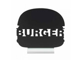 Ardoise de table silhouette aluminium  Burger 