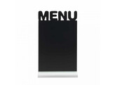 Ardoise de table silhouette aluminium  Menu 