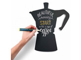 Ardoise murale silhouette  Cafetiere 