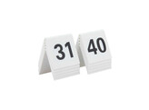 Numero de table blanc 31-40