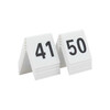 Numero de table blanc 41-50