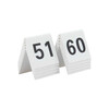 Numero de table blanc 51-60