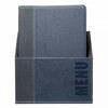 Box met 20 menukaarten A4  Trendy  blauw