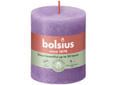 Pilier bougie 80/68 rustique 4 pieces vibrant violet