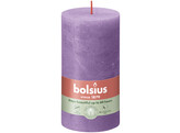 Pilier bougie 130/68 rustique 4 pieces vibrant violet