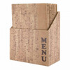 Box avec 10 cartes menu A4  Desing  liege