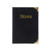 Carte menu A5  Basic  noir