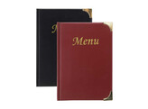 Carte menu A5  Basic  bordeaux