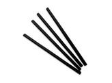 Paille bio 23cm 10mm noir 125 pieces