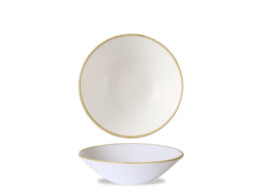 Assiette coupe creuse Barley White